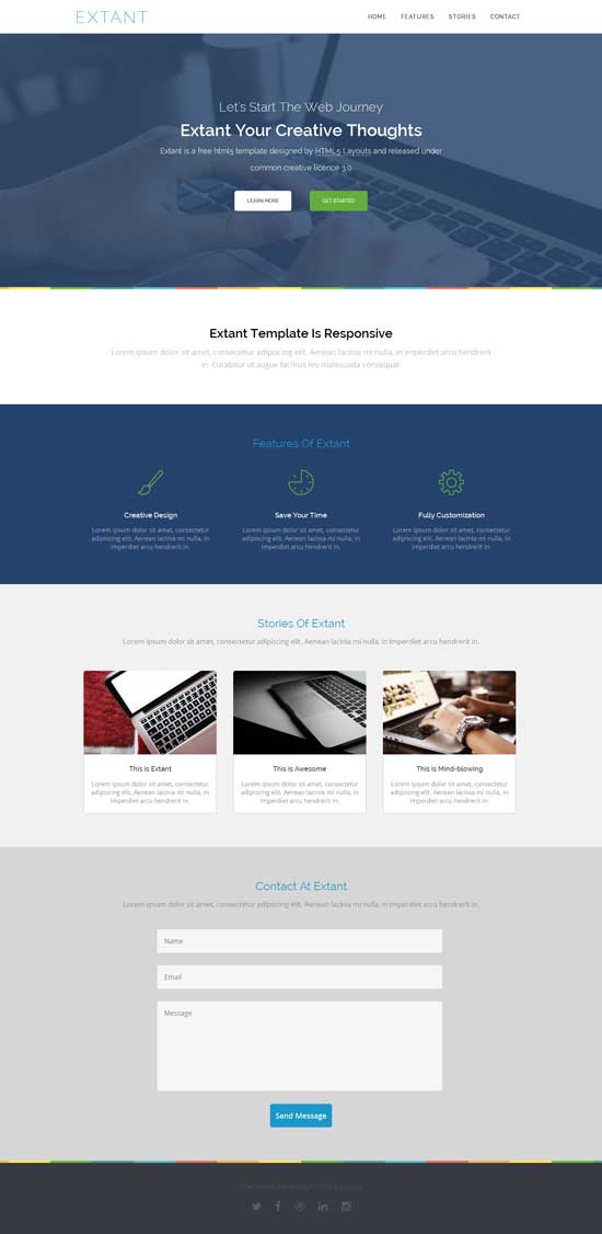 extant-free-responsive-template
