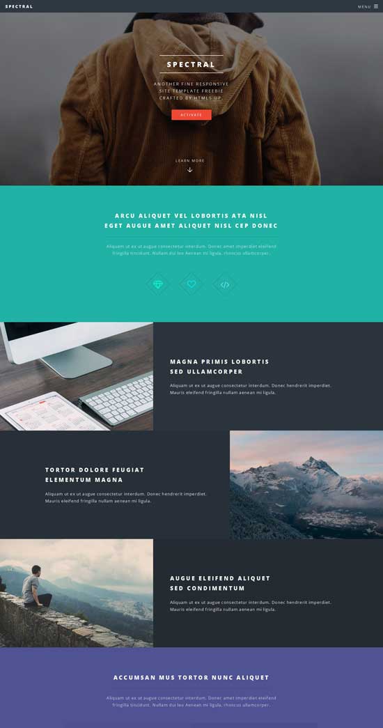 spectral-free-html5-template